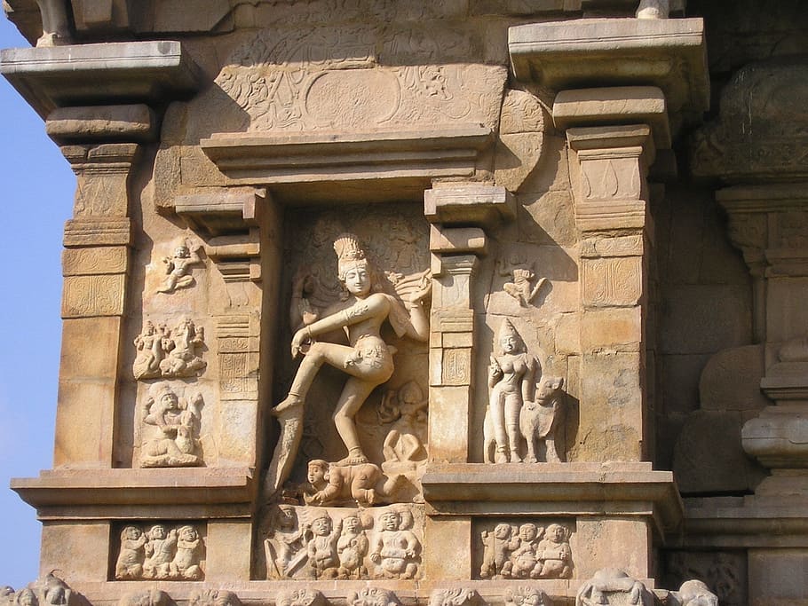 The Nataraja sculpture.
