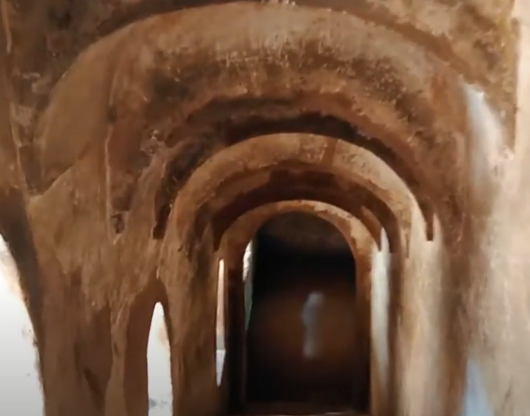 The maze-like interiors of the Talatal Ghar