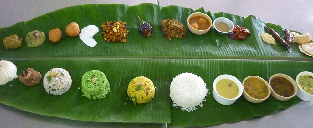 A traditional Andhra Bhojanam. Image source: Wikimedia Commons