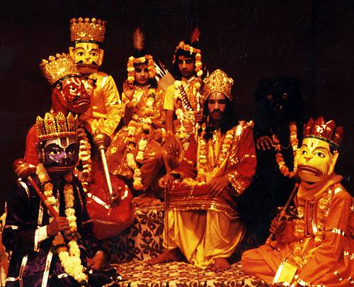 Ramlila, the traditional performance of the Ramayana