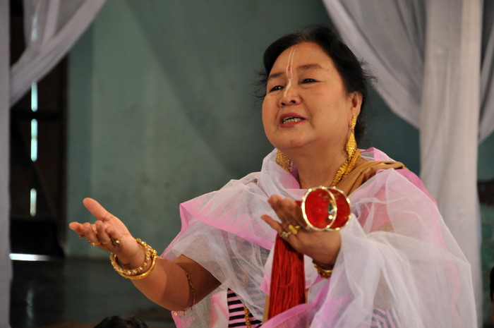 मणिपुर का संकीर्तन, अनुष्‍ठान , गायन , ढोलक बजाना  और नृत्य करना